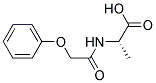 (2S)-2-[(PHENOXYACETYL)AMINO]PROPANOIC ACID Struktur