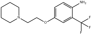 4-[2-(1-PIPERIDINYL)ETHOXY]-2-(TRIFLUOROMETHYL)-PHENYLAMINE Struktur