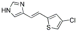 4-[2-(4-CHLORO-THIOPHEN-2-YL)-VINYL]-1H-IMIDAZOLE Struktur