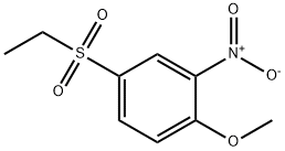 4-ETHYLSULFONYL-2-NITROANISOLE Struktur