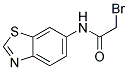 N-BENZOTHIAZOL-6-YL-2-BROMO-ACETAMIDE Struktur