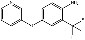 4-(3-PYRIDINYLOXY)-2-(TRIFLUOROMETHYL)ANILINE Struktur