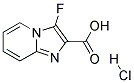 3-FLUOROIMIDAZO[1,2-A]PYRIDINE-2-CARBOXYLIC ACID HYDROCHLORIDE Struktur