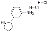 3-(PYRROLIDIN-2-YL)ANILINE DIHYDROCHLORIDE Struktur