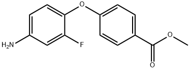 METHYL 4-(4-AMINO-2-FLUOROPHENOXY)BENZOATE Structure