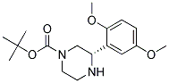 (S)-3-(2,5-DIMETHOXY-PHENYL)-PIPERAZINE-1-CARBOXYLIC ACID TERT-BUTYL ESTER Struktur