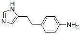 4-[2-(3H-IMIDAZOL-4-YL)-ETHYL]-PHENYLAMINE Struktur