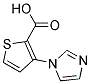 3-IMIDAZOL-1-YL-THIOPHENE-2-CARBOXYLIC ACID Struktur