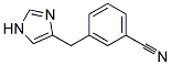 3-(1H-IMIDAZOL-4-YLMETHYL)-BENZONITRILE Struktur