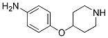 4-(4-AMINOPHENOXY)PIPERIDINE Struktur