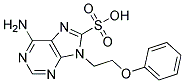 6-AMINO-9-(2-PHENOXYETHYL)-9H-PURINE-8-SULFONIC ACID Struktur