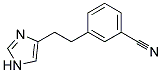 3-[2-(1H-IMIDAZOL-4-YL)-ETHYL]-BENZONITRILE Struktur