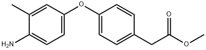 METHYL 2-[4-(4-AMINO-3-METHYLPHENOXY)PHENYL]-ACETATE Struktur