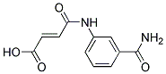 3-(3-CARBAMOYL-PHENYLCARBAMOYL)-ACRYLIC ACID Struktur