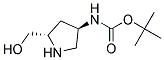 (2S,4R)-2-HYDROXYMETHYL-4-BOC-AMINO PYRROLIDINE Struktur