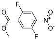 METHYL 2,5-DIFLUORO-4-NITROBENZENECARBOXYLATE Structure