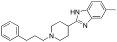 5-METHYL-2-[1-(3-PHENYLPROPYL)PIPERIDIN-4-YL]-1H-BENZIMIDAZOLE Struktur