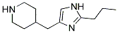 4-(2-PROPYL-1H-IMIDAZOL-4-YLMETHYL)-PIPERIDINE Struktur