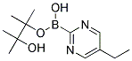 5-ETHYLPYRIMIDINE-2-BORONIC ACID PINACOL ESTER Struktur