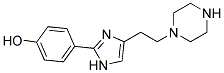 4-[4-(2-PIPERAZIN-1-YL-ETHYL)IMIDAZOL-2-YL]-PHENOL Struktur