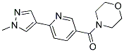 4-([6-(1-METHYL-1H-PYRAZOL-4-YL)PYRIDIN-3-YL]CARBONYL)MORPHOLINE Struktur