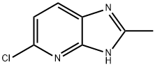 5-CHLORO-2-METHYL-3H-IMIDAZO[4,5-B]PYRIDINE Struktur