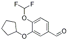 3-CYCLOPENTYLOXY-4-DIFLUOROMETHOXY-BENZALDEHYDE Struktur