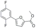 5-(2,5-DIFLUOROPHENYL)FURAN-2-CARBOXYLIC ACID METHYL ESTER Struktur