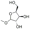 (2S,3S,4S)-TETRAHYDRO-2-(HYDROXYMETHYL)-5-METHOXYFURAN-3,4-DIOL Struktur