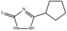 5-CYCLOPENTYL-4H-1,2,4-TRIAZOLE-3-THIOL Struktur