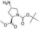 (2R,4S)-4-AMINO-1-BOC-PYRROLIDINE-2-CARBOXYLIC ACID METHYL ESTER Structure