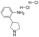 2-(PYRROLIDIN-3-YL)ANILINE DIHYDROCHLORIDE Struktur