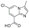 6-CHLORO-3-METHYL-IMIDAZO[1,2-A]PYRIDINE-8-CARBOXYLIC ACID Struktur