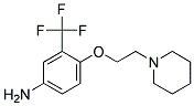 4-[2-(1-PIPERIDINYL)ETHOXY]-3-(TRIFLUOROMETHYL)-PHENYLAMINE Struktur