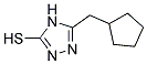 5-(CYCLOPENTYLMETHYL)-4H-1,2,4-TRIAZOLE-3-THIOL Struktur