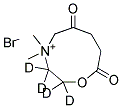 SUCCINYL(MONOCHOLINE-1,1,2,2-D4) BROMIDE Struktur