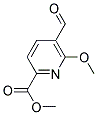 5-FORMYL-6-METHOXY-PYRIDINE-2-CARBOXYLIC ACID METHYL ESTER Struktur