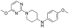 N-(4-METHOXYPHENYL)-1-(4-METHOXYPYRIMIDIN-2-YL)PIPERIDIN-4-AMINE Struktur