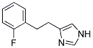 4-[2-(2-FLUORO-PHENYL)-ETHYL]-1H-IMIDAZOLE Struktur