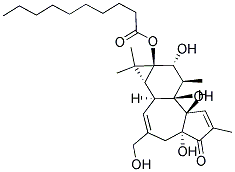 PHORBOL-13-DECANOATE Struktur