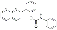 PHENYLCARBAMIC ACID, 2-(1,8-NAPHTHYRIDINE-2-YL)PHENYL ESTER Struktur