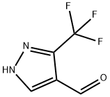 3-TRIFLUOROMETHYL-1H-PYRAZOLE-4-CARBALDEHYDE Struktur