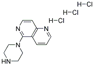 5-PIPERAZIN-1-YL-1,6-NAPHTHYRIDINE TRIHYDROCHLORIDE Struktur