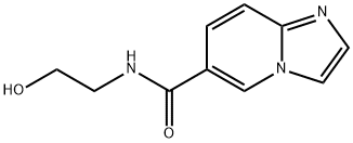 N-(2-HYDROXYETHYL)IMIDAZO[1,2-A]PYRIDINE-6-CARBOXAMIDE Struktur