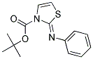 2-PHENYLIMINO-THIAZOLE-3-CARBOXYLIC ACID TERT-BUTYL ESTER Struktur