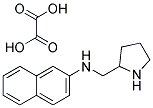 N-(PYRROLIDIN-2-YLMETHYL)NAPHTHALEN-2-AMINE OXALATE Struktur