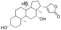 4-((3S,8R,10S,12R,13S,14S,17R)-3,12,14-TRIHYDROXY-10,13-DIMETHYL-HEXADECAHYDRO-CYCLOPENTA[A]PHENANTHREN-17-YL)-5H-FURAN-2-ONE Struktur