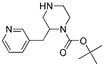 2-PYRIDIN-3-YLMETHYL-PIPERAZINE-1-CARBOXYLIC ACID TERT-BUTYL ESTER Struktur