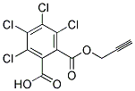 3,4,5,6-TETRACHLORO-PHTHALIC ACID MONOPROP-2-YNYL ESTER Struktur