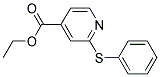 2-(PHENYLTHIO)-4-PYRIDINECARBOXYLIC ACID ETHYL ESTER Struktur